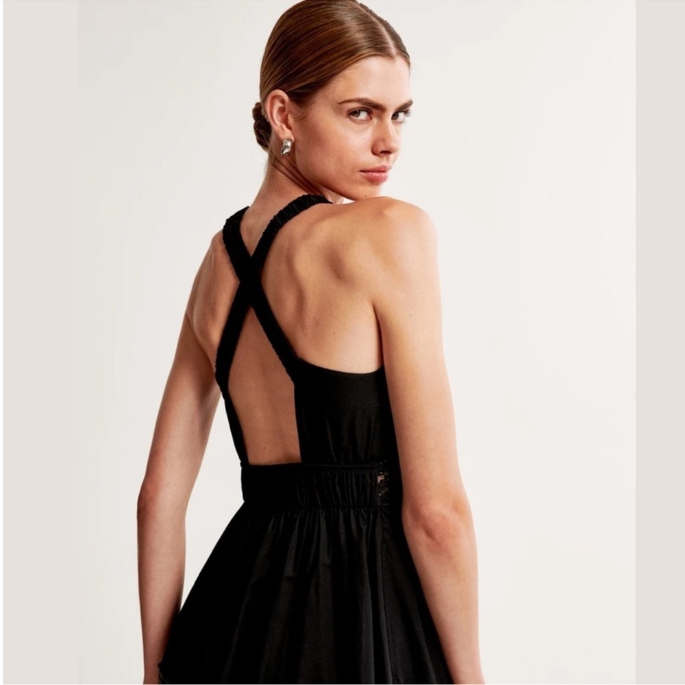 Abercrombie & Fitch Black Maxi Dress - Picture 9 of 9
